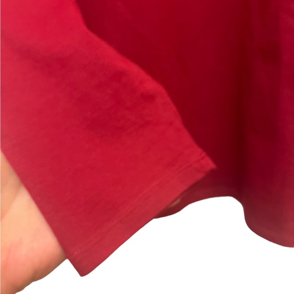 Happy Valentine’s Day Womens Red Long Sleeve Cotton Top Size Medium - Picture 5 of 6